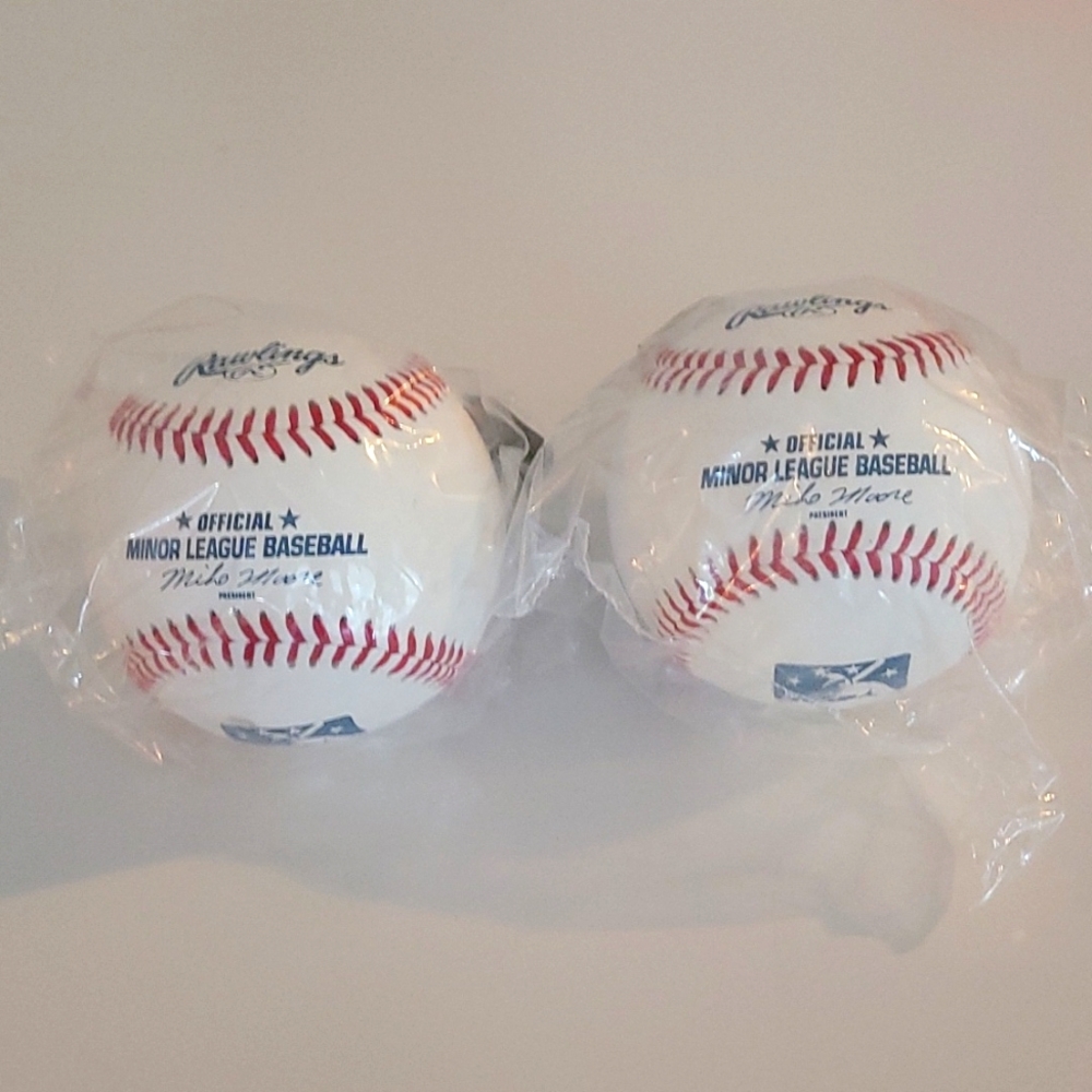 Two Rawlings Official Minor League Baseball